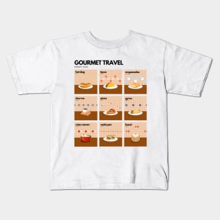 Street food, gourmet travel Kids T-Shirt